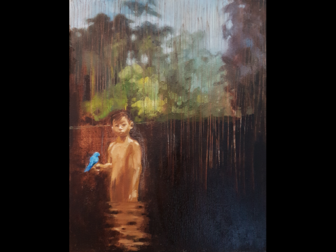 L'enfant et l'oiseau dans la mer de Råăpu-Jirí L'enfant et l'oiseau dans la mer de Råăpu-Jirí